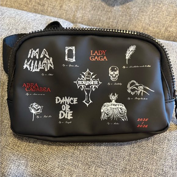 Lady Gaga Mayhem Ball tour VIP merch Fanny pack lanyard playing cards - Picture 2 of 5